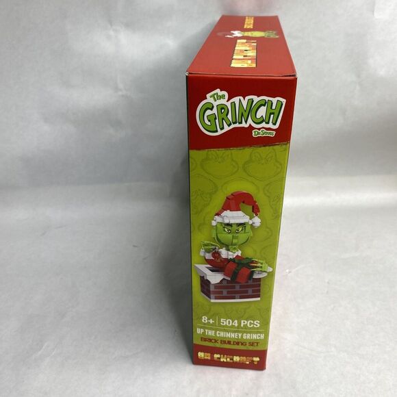 Dr. Seuss The Grinch Up The Chimney Grinch Brick Building Set 504 Pcs Brickcraft - Picture 5 of 11